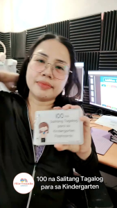 ✅100 na Salitang Tagalog Flashcards para sa Kindergarten - Laminated (front and back print)