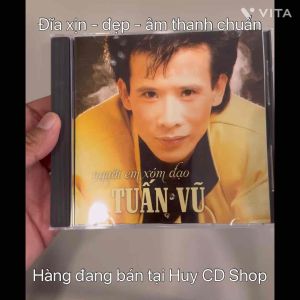 Đĩa CD TUẤN VŨ Người em xóm đạo Nhạc vàng trữ tình Bolero Đĩa lòng Trắng Chất Lượng cao Âm Thanh chuẩn HUY CD SHOP