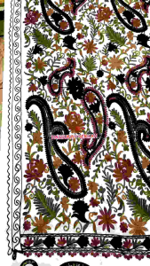 sorban kashmiri bordir sorban kashmiri full sulam sorban kashmiri premium full bordir warna putih