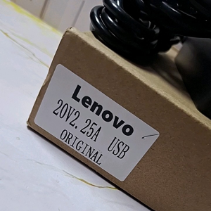 Adaptor charger lenovo 20V 2.25A ampere USB  original asli