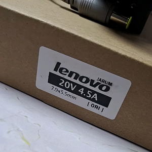 Adaptor ORI Lenovo Jarum 20V 3.25A 7.9x5.5mm/Charger Laptop Lenovo