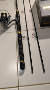 Joran pancing satu set mancing bawal ikan mas