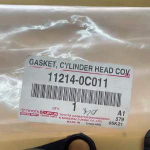 PAKING PACKING TUTUP KLEP + SEAL BUSI INNOVA BENSIN 2004-2015 TOYOTA ORIGINAL SET TAHAN PANAS