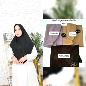 bergo instan knit motif embos/kasandra