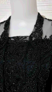 atasan kebaya wisuda kebaya kutubaru hitam kebaya modern + longtorso