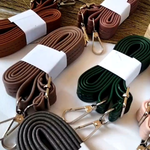 tali selempang ACC SILVER motif polos bahan MS tebal