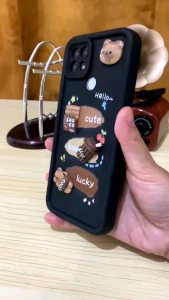 Case Vivo Y17s 4G Softcase 3D Cute Bear Choco Cesing Silicone Silikon Kesing Casing