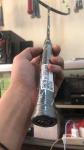 Raket badminton RS power rally new(bonus senar dan grip)