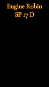 Engine Serbaguna / Mesin Penggerak Robin SP17D - 57 HP