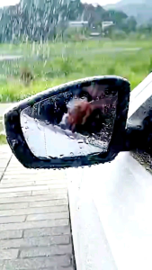 Mika Talang Air Pelindung Kaca Cermin Spion Mobil Anti Air Hujan Kotor