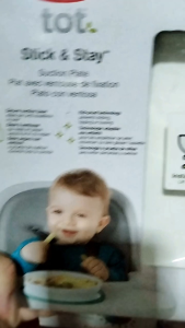 OXO Tot Stick & Stay Suction Plate Free Oxo Tot on the go Feeding Spoon