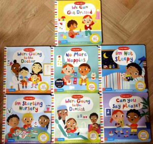 【SG Stock】Big Steps Series – Emotional & Habit Training Pull Tab Board Book for Children campbell book 成长大步走翻翻书