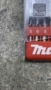 MAKITA ดอกสว่าน เจาะไม้ ปูน เหล็ก 9 ตัว/ชุด เบอร์ 568