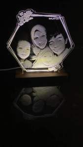 LAMPU HIAS 3D /lampu tidur LED acrylic/aklirik/motif lucu imut/souvenir hadiah ulang tahun