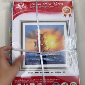 Tranh thêu kín Thuận buồm xuôi gió VS8235 kích thước 60 x 60 cm