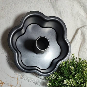 Loyang Bunga Sakura Flower Chiffon Cake Mold Flower Baking Pan 8” Non Stick Sponge Cake Mould Heavy Duty Chiffon Cake Bakeware
