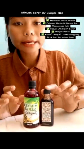 MINYAK SARAF JUNGLE GIRL 100ML MINYAK HERBA