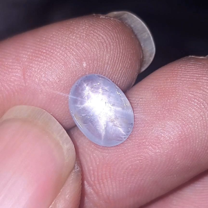Natural light blue sapphire STRONG STAR ceylon safir srilanka no treatment BODY GLASS
