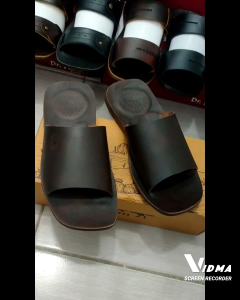 SANDAL KULIT PRIA DR. IAM 4030 COKLAT ( PRODUKSI SENDIRI )