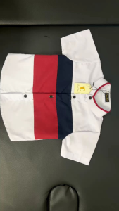 I4H Kemeja anak laki-laki lengan pendek model terbaru kerah chiangi bahan oxford