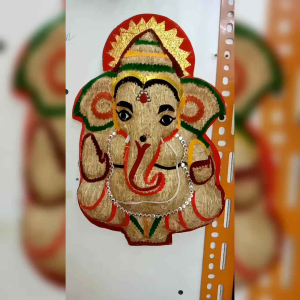 Vettiver vinayagar kan thristik hanging 36cm