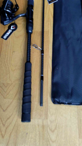 Joran shorejig blood black satu set reel daido octa 3000 Full black