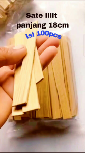 Tusuk Sate Lilit 18cm: Praktis & Berkualitas