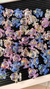 4pcs manik luxury karakter skull panda clear uv