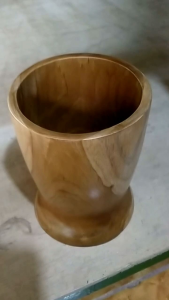 Tempat Sendok Kayu Diameter 11 cm Tinggi 15 cm