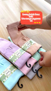 Kaos Kaki Jempol Polos Basic Nylon Premium Mukaki FatimahOutfithijab Size L