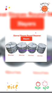 18inches by 3layers Stainless Steel Siomai / Siopao Round steamer