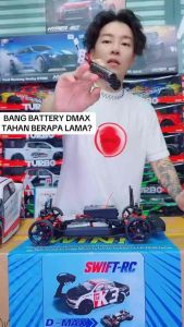 DMAX RC DRIFT TURBO Battery 7.4V 1200mAh (3-Pin) + USB Charger | RC Drift Car Turbo Power