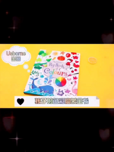 【Ready Stock】Usborne Big Book of Colours Board book More than 130 colors in 11 major color categories hardcover book