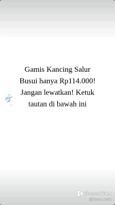 Gamis Kancing Salur