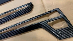 Garnish Reflektor Belakang Ayla 2023 2024 2025 ADS X Hitam Carbon .