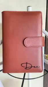 Personalized Budget Money Organizer wallet Binder with 5 ziplocks & sticker labels Slayshop slay shop Wallet planner ipon challenge