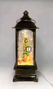 Christmas Decor with Light and Music Battery Operated 30cm Tall