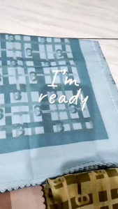 Hijab Segie Empat Motif 3D Tiga Dimensi Denayy Lasercut Voal Premium