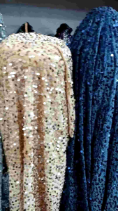 Bahan Kain Buludru Sequin: Pilihan Terbaik untuk Desain & Fashion