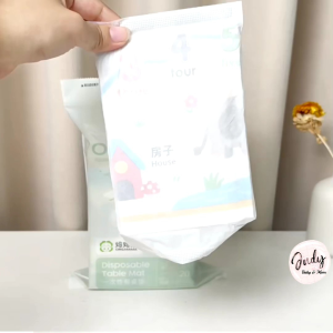 JUDYSTORE【 10 pcs 】Baby Disposable Table Changing Mat Food-Grade Disposable Placemat Waterproof Tablecloths 一次性餐垫便携外出婴儿桌垫防水防油餐桌布