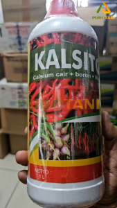 Pupuk Anti Layu Rontok - Suplemen Kalsium Cair Plus Boron Magnesium - Kalsitor Calsium 1 Liter - Formula Kaya Kalsium, Magnesium, dan Boron (Hanya Tersedia di Pulau Jawa)