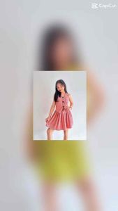 kids sleeveless terno skirt can fit 7 yr old up to 10 yr old