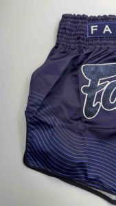 Fairtex BS1930 Retro Muay Thai Fight Shorts “Blue Ocean” MEDIUM