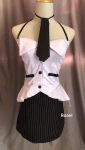 Váy cosplay thư ký đồ ngủ quyến rũ (kèm video thật)