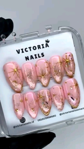 Press on nails murah kuku palsu wedding kuku palsu custom press on nails custom murah gopekceng kuku palsu press on nails