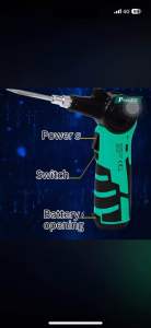 Cordless Multi-Angle Soldering Iron 16W / 500℃ Proskit SI-B20L