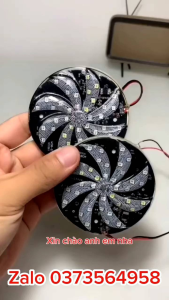 đèn LED xoay chong chóng trang trí xe máy ôtô xe điện xe đạp điện hàng bao đẹp