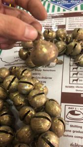 กระดิ่ง กระพรวน ทำจากทองเหลือง