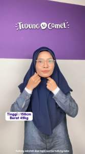 Tudung Sekolah Dua Lapis On Point | Koshibo premium Jaminan 180 hari | nampak kemas dan selesa & tak panas