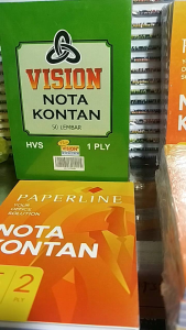 PAERLINE NOTA KONTAN 2 pal 25 shet